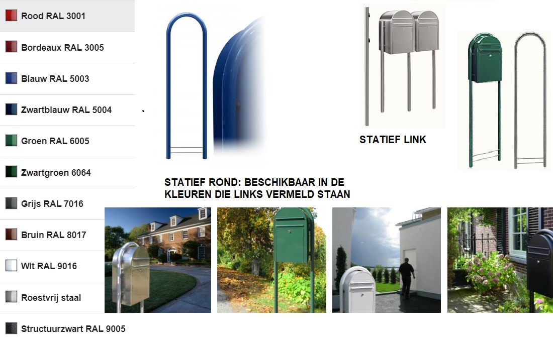 Statief rond -  blauw