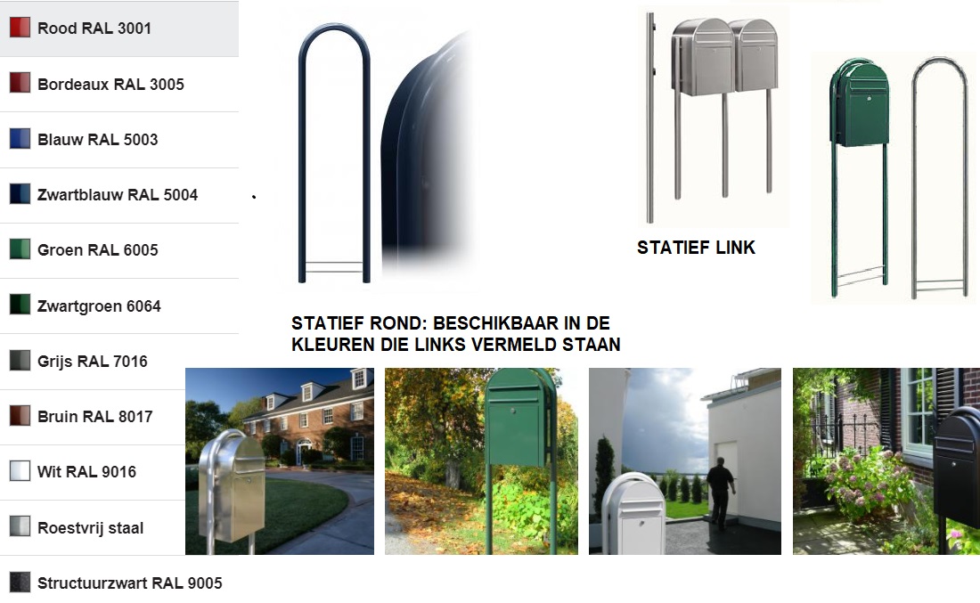 Statief rond -  zwartblauw