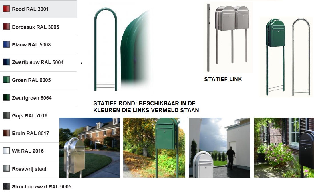 Statief rond -  groen