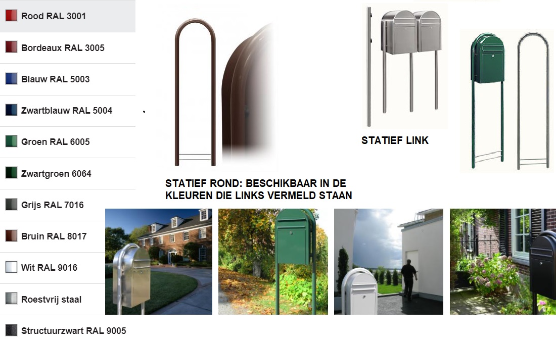 Statief link -  RVS